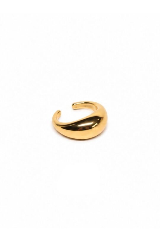 Rose Gold Crystal Adjustable Ring