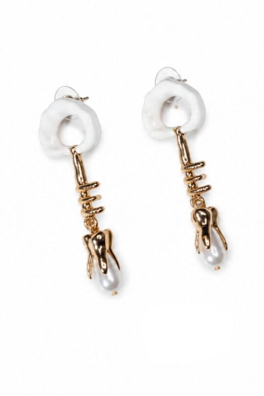 Gold Finish Designer Earrings