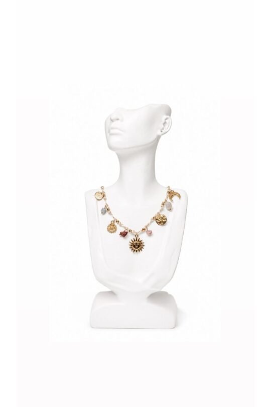 Designer Green Stone Necklace Set