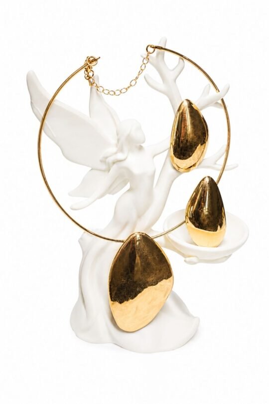 Designer Pearl & Stone Necklace Set