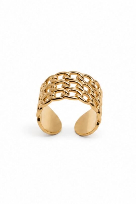 Band linked Loop Ring