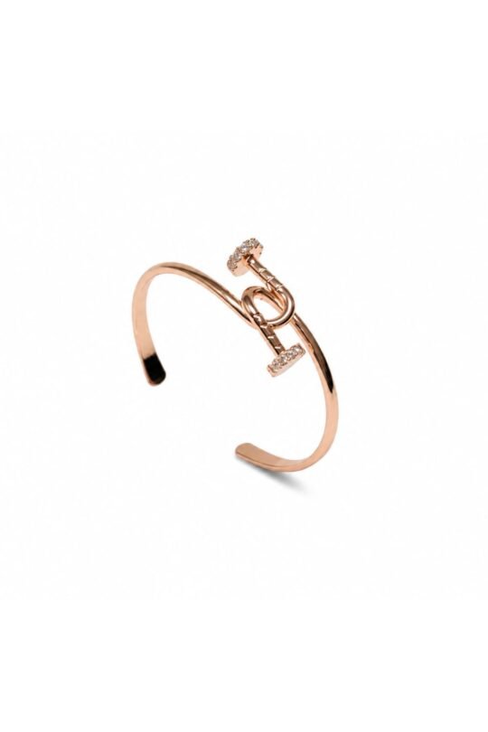 Rose Gold Knot Crystal Bracelet