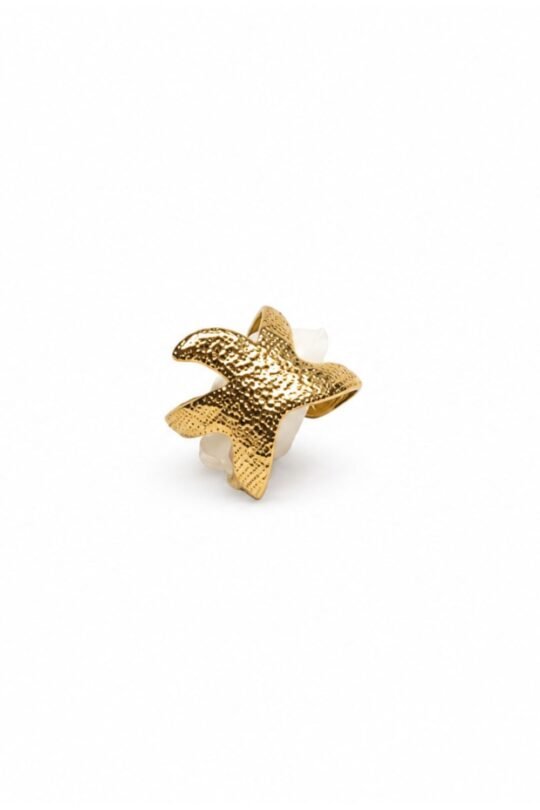 Golden Star Fish Ring