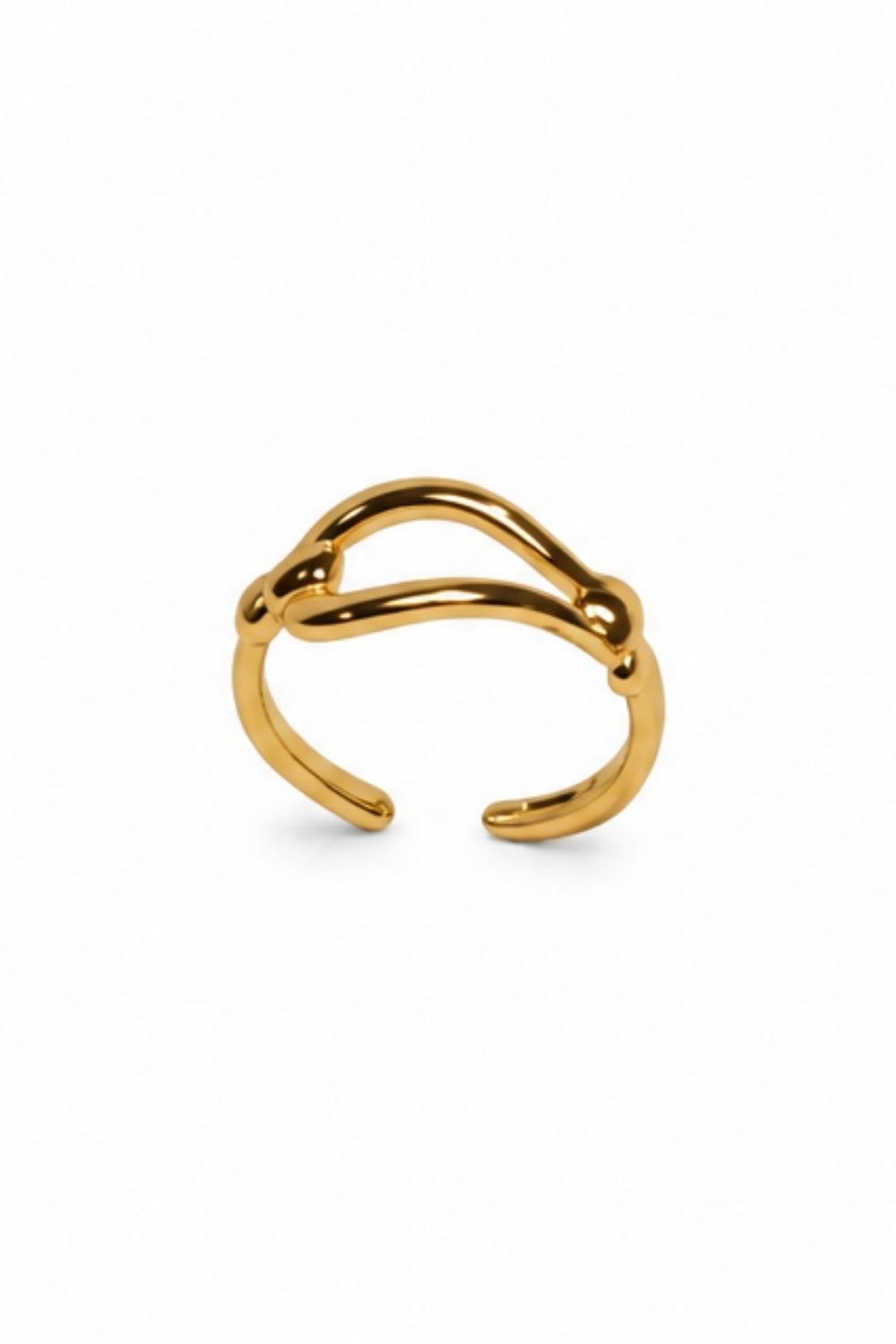 Double Wave Gold Ring