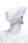 Small Compact Organized Crystal Dangle Earring