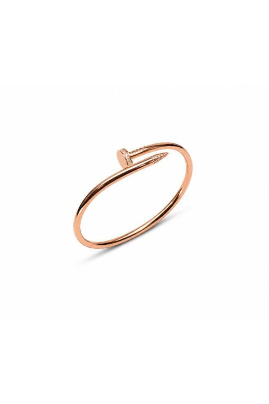 Bent Nail accent adjustable Bracelet
