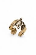 Tortoise Oyster Ring