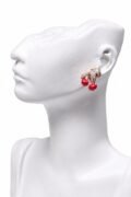 Leafy Cherry Earring
