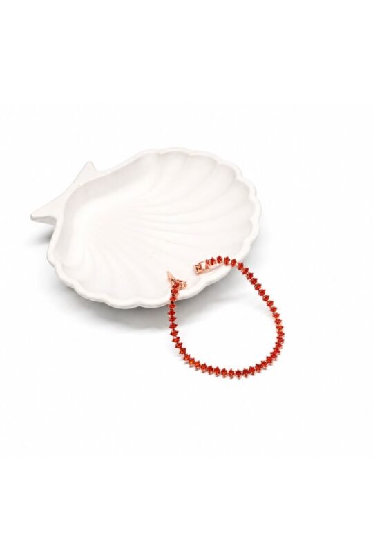 Ruby accent Glittering Charismatic Bracelet