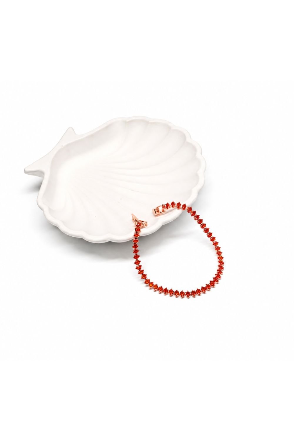Ruby accent Glittering Charismatic Bracelet