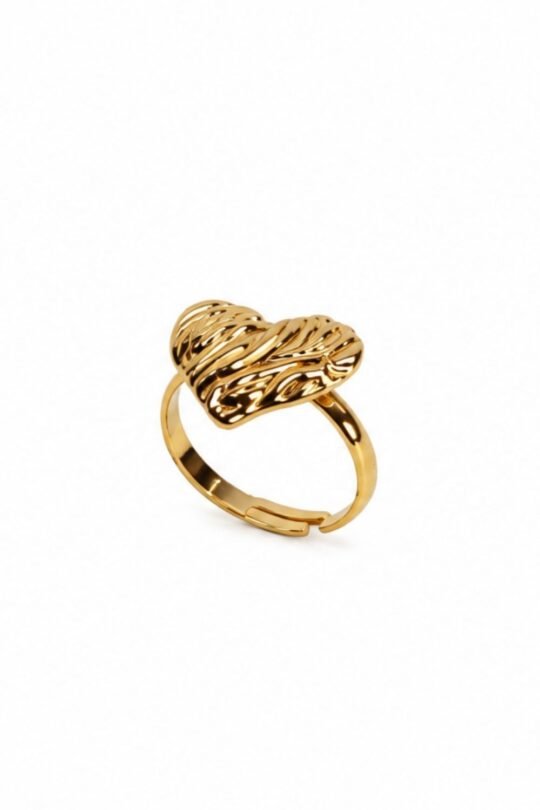 Twist Wave Gold Ring