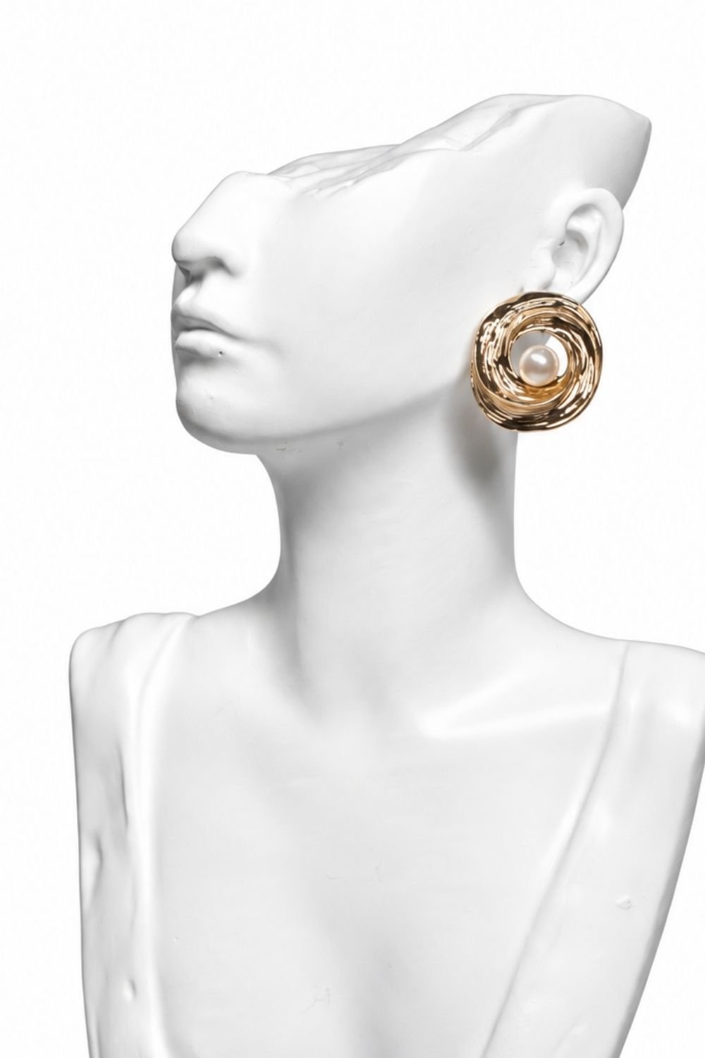 Oceanic Gyre accent Pearl Centre accent Earring.