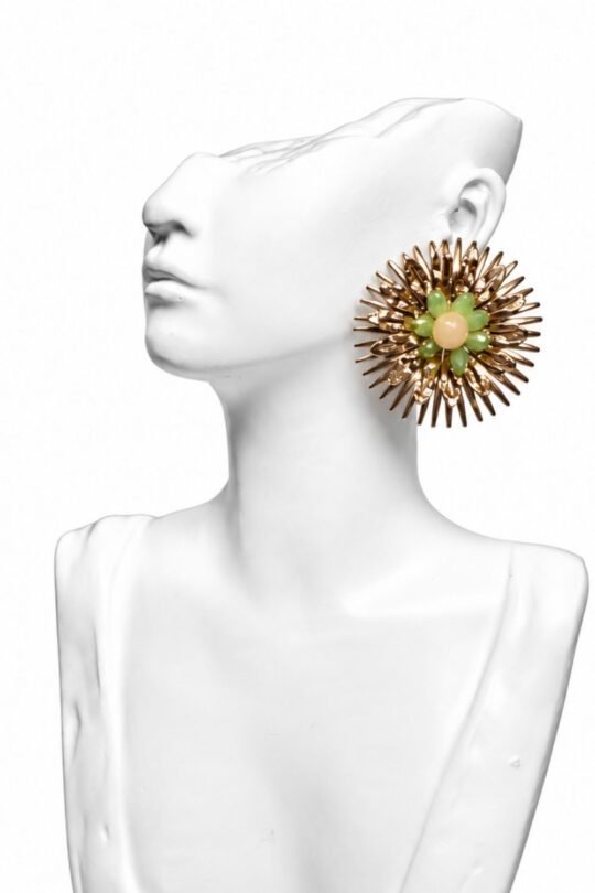 Sun inspired Materialistic Fission Centre Glamarous Earring