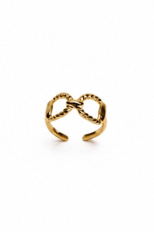Infinity Twist Gold Ring