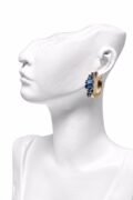 Ruby Gold accent Earring