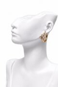 Crystal Floral Pasted Earring