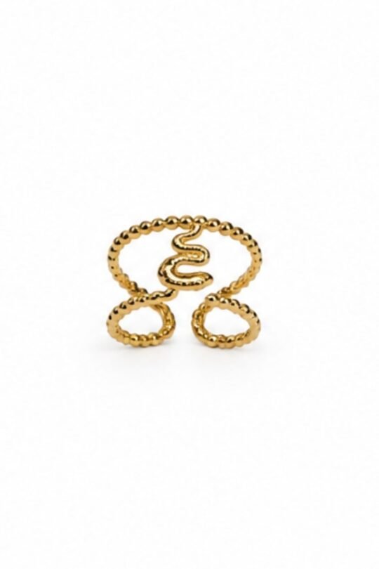 Hanging Snake two Loop Ring