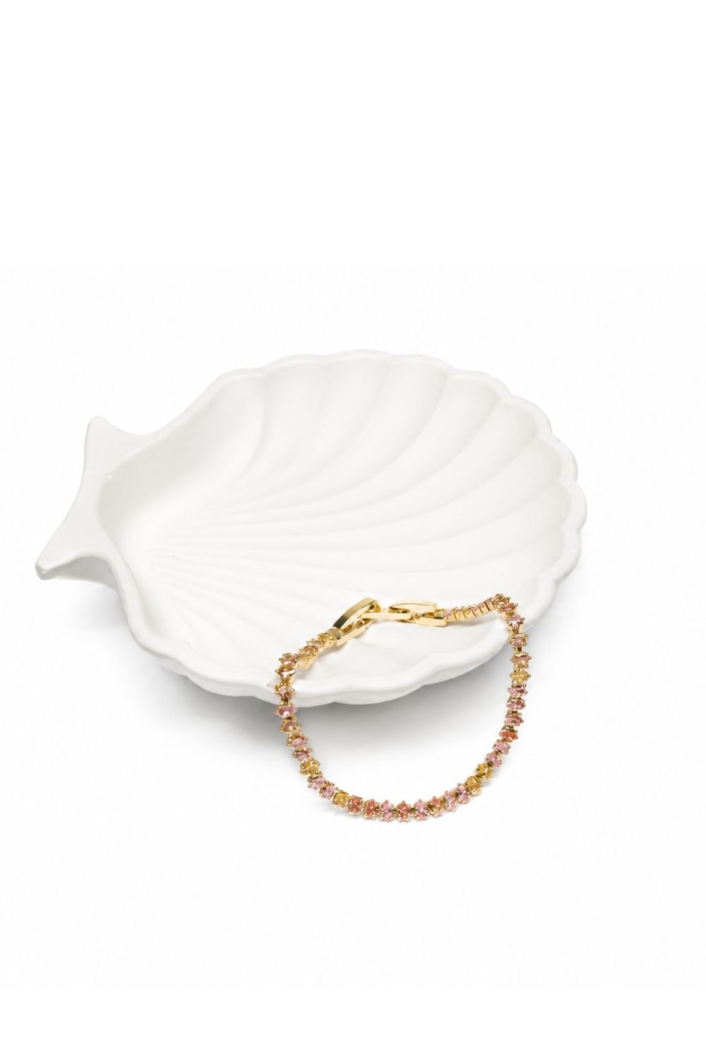 Pukhraj and Jamunia and Orange Calcite accent Magnificient Bracelet.