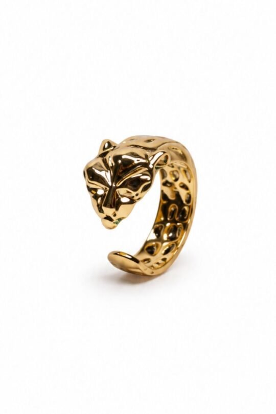 Leopard Luxe Gold Ring