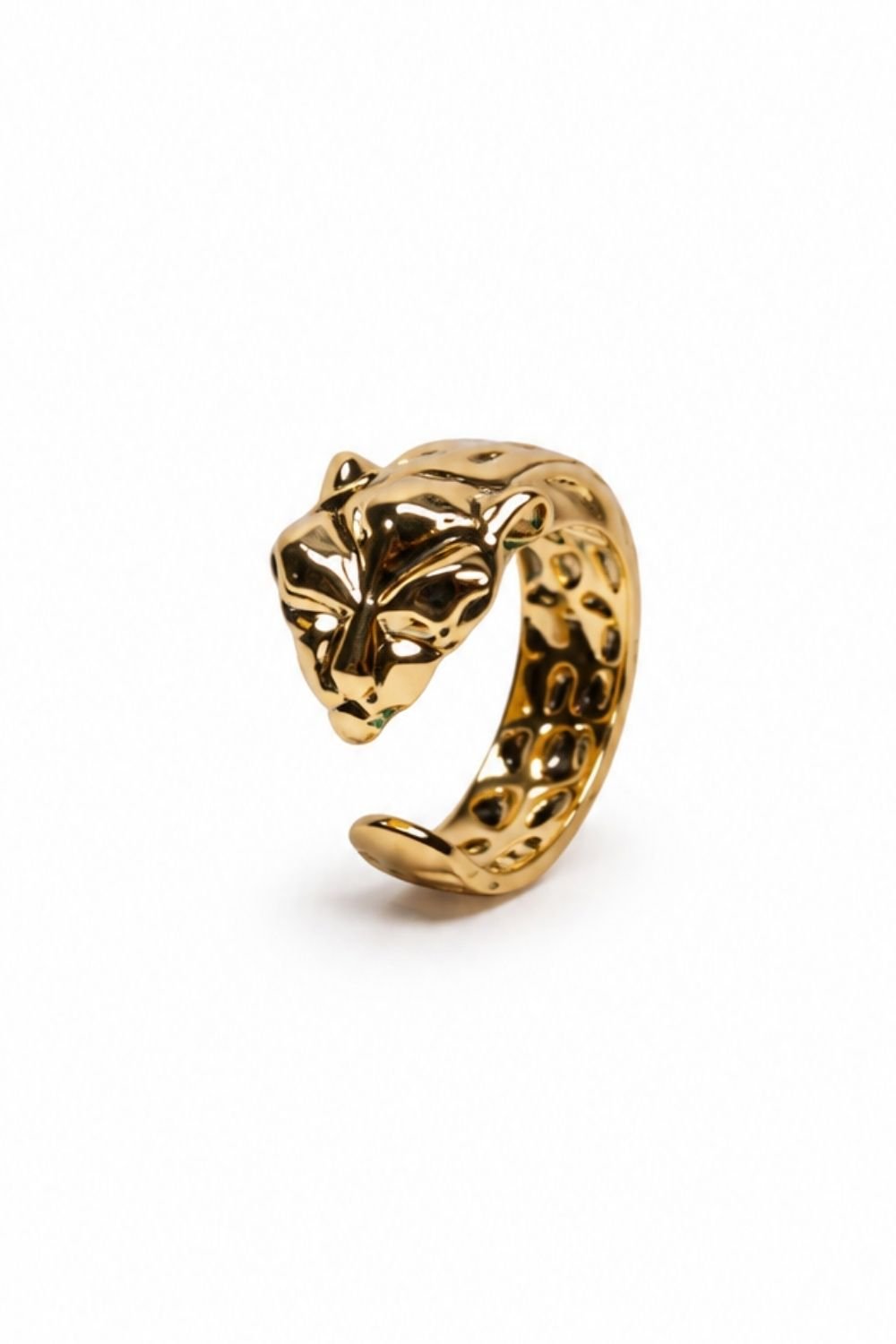 Leopard Luxe Gold Ring