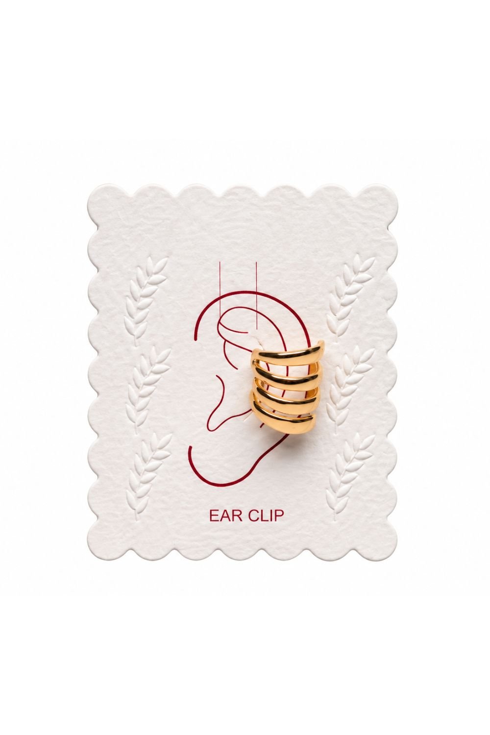 Golden Stack Ear Clip