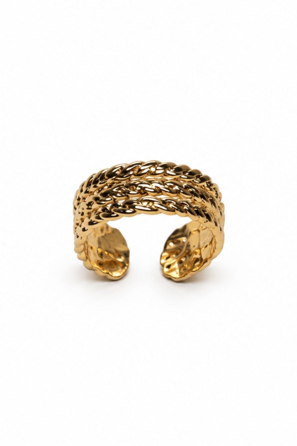 Stacked Chain compact Ring