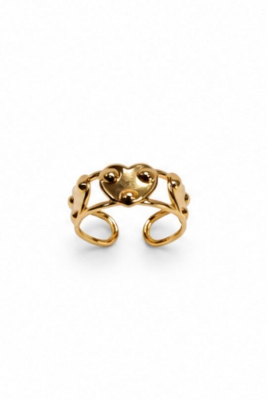 Heart shaped Mechanical Ring