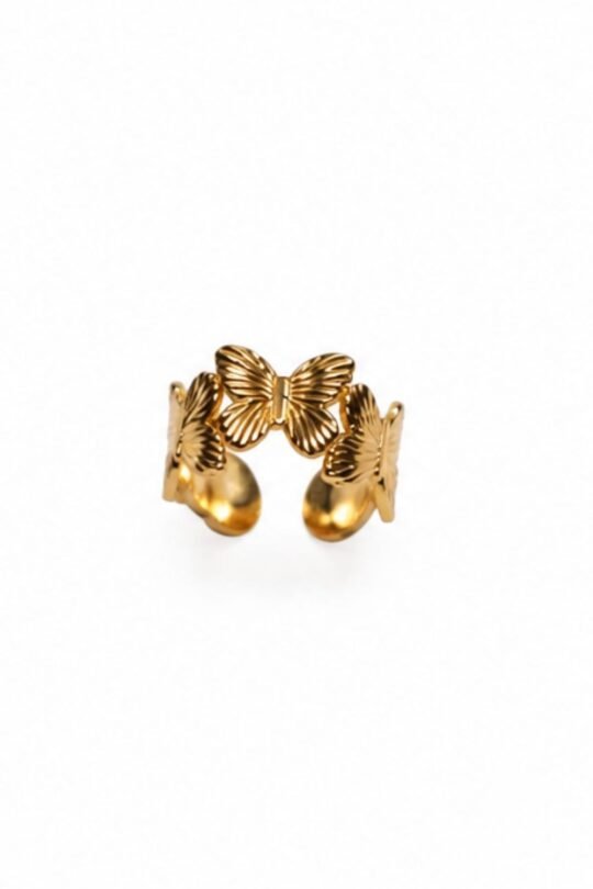 Beauty Grouped Butterfly Ring