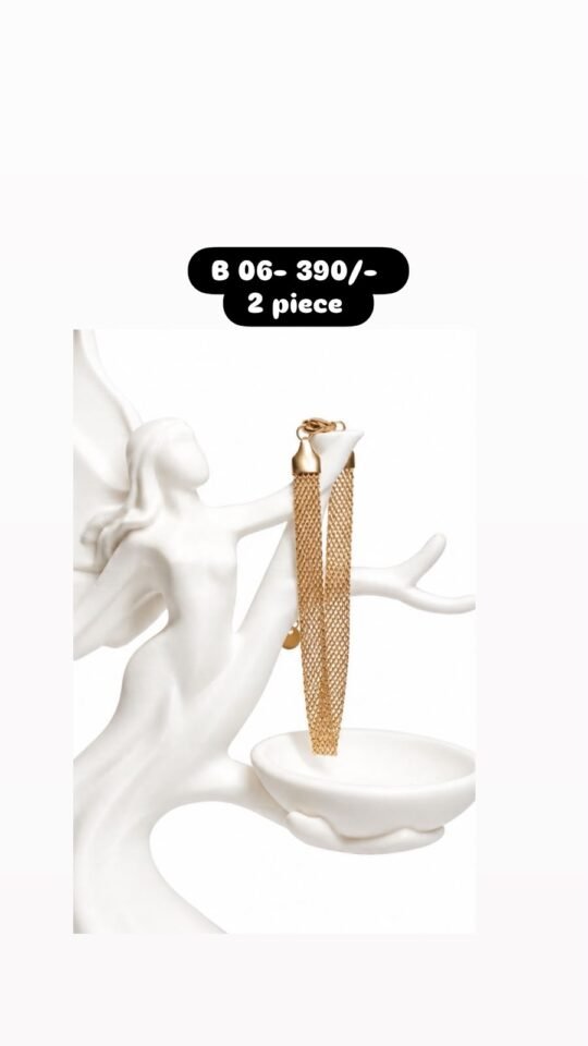Long fine woven Chain Design with a sleek, elegant look Bracelet