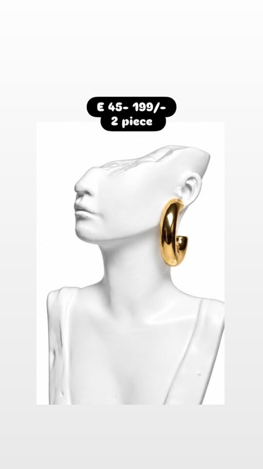 Chunky Hoop Earrings