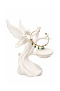 Elegant Gold-Tone Green Crystal Bracelet.